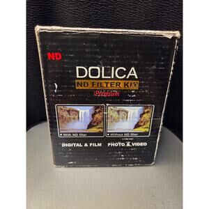 Dolica Neutral Density Filter Kit ND2 ND4 ND8 .3 .6 .9 with Cases